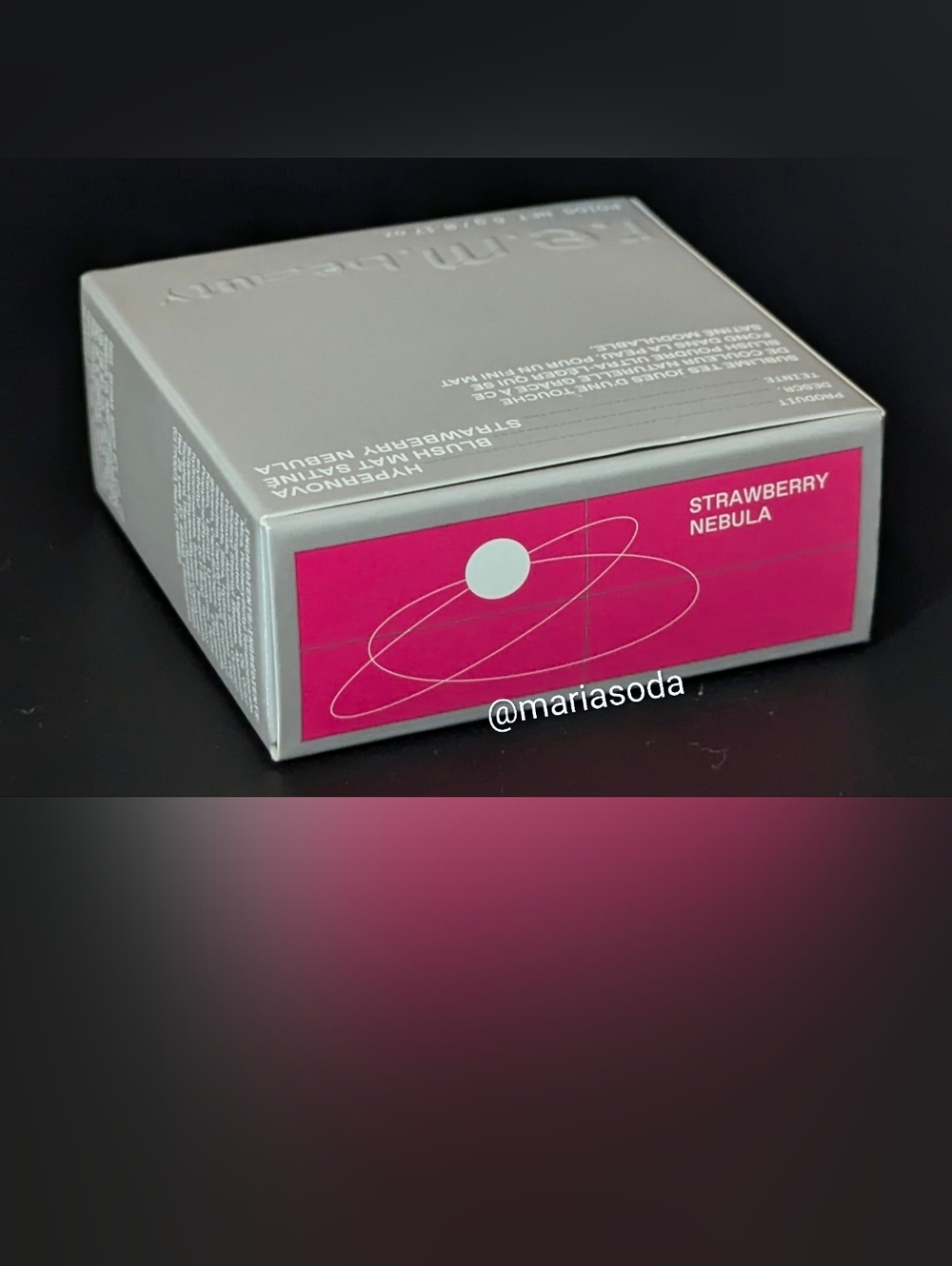 r.e.m. beauty hypernova satin matte blush strawberry nebula - Picture 2 of 3